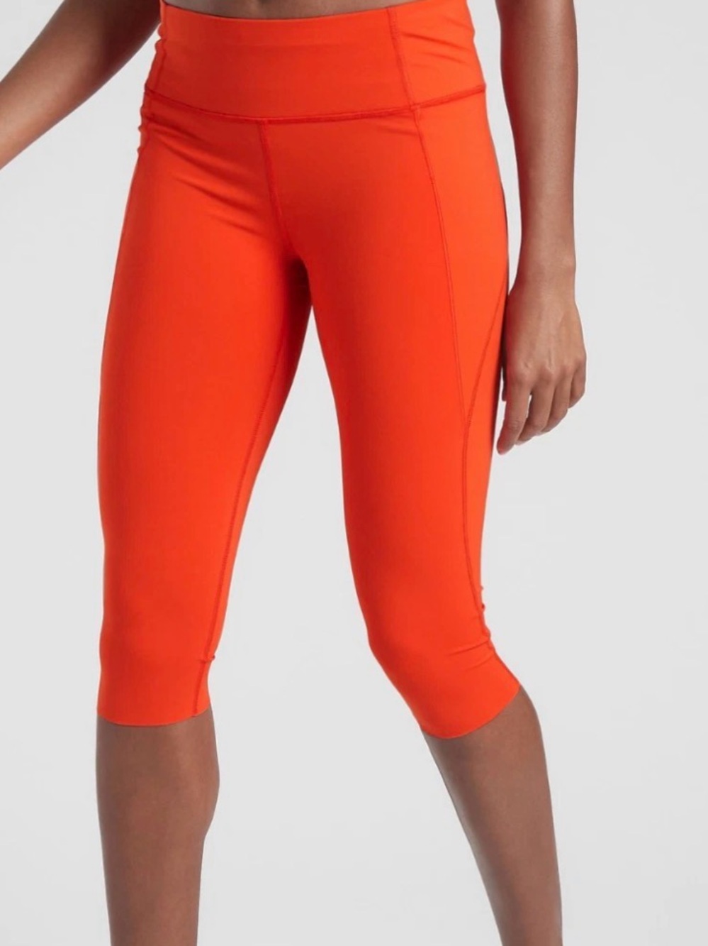 Velocity Stash Pocket Crop in Bolero Orange
